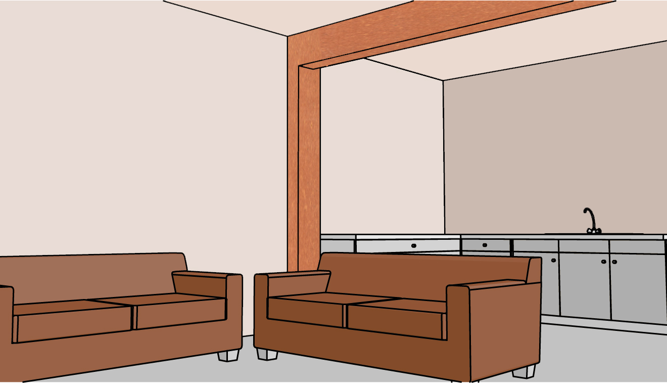 What Color To Paint The Beam Between The Hallway And My Living Room