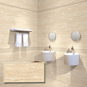 tiles mimic stone, bathroom wall tilies mimic stone, attic bathroom