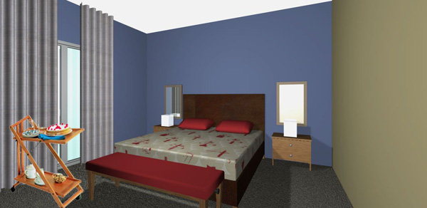color, bedroom, blue