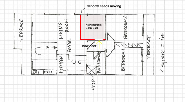 floor plan additional bedroom, living room floor plan