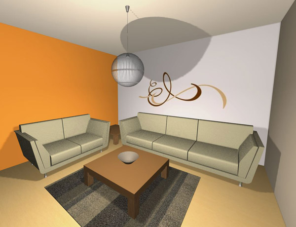 living room wall decals