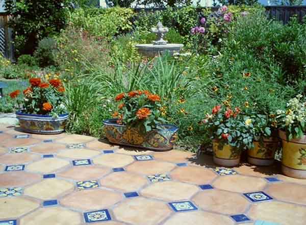 ceramic tiles, outdoor flooring, courtyard flooring