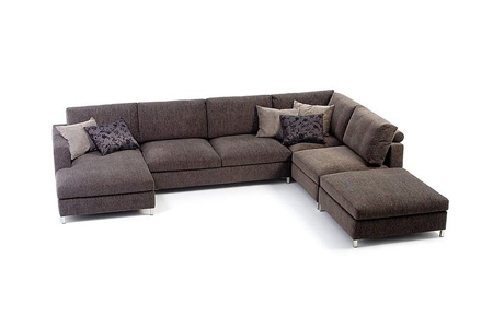 grey-brown sofa