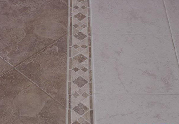 tile transition, decorative inserts, tile flooring, 