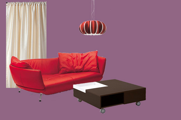 tania red sofa purple