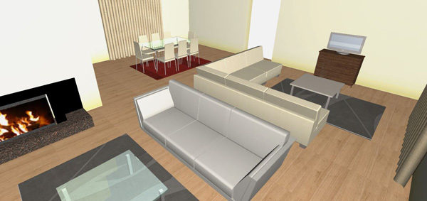 mrilena living room01c, grey living room carpet, red dining room rug