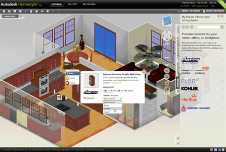 autodesk homestyler, free cad, software