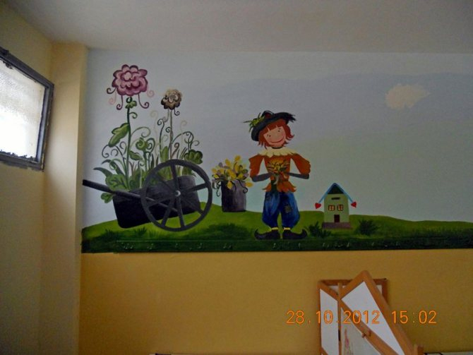 wall paintings school