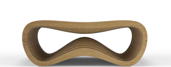 modern coffee table, wooden coffe tables, spline design, wood in design, wooden furniture, curved furniture, computer design furniture, laser cut furniture, cnc in design cnc furniture