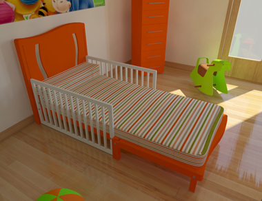 photorealistic bed