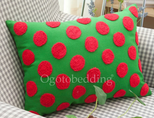 polka dot, pillow, decorative pillows