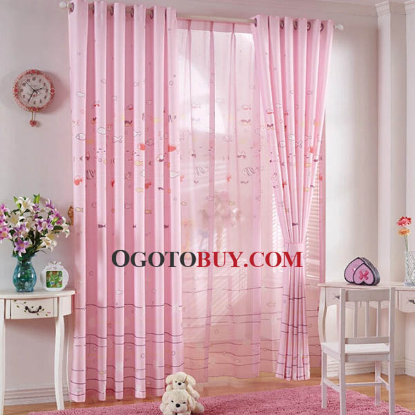 Pink-Window-Curtains-Designed-for-Girls-Bedrooms-OGTBY150115135348-1, girls' curtains, pink curtains
