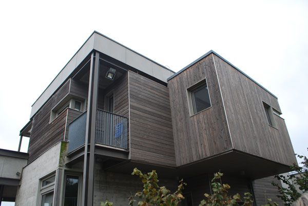 DSC 0912, wood cladding, metal frame house