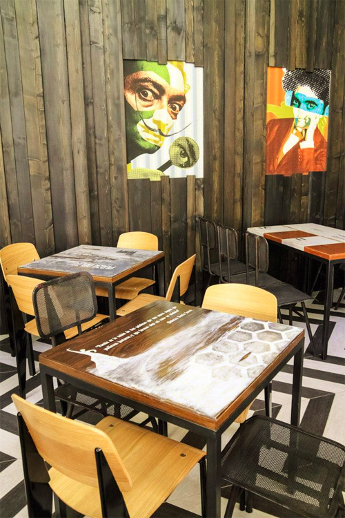 wood on the wall, tapas bar, bar, restaurant, design