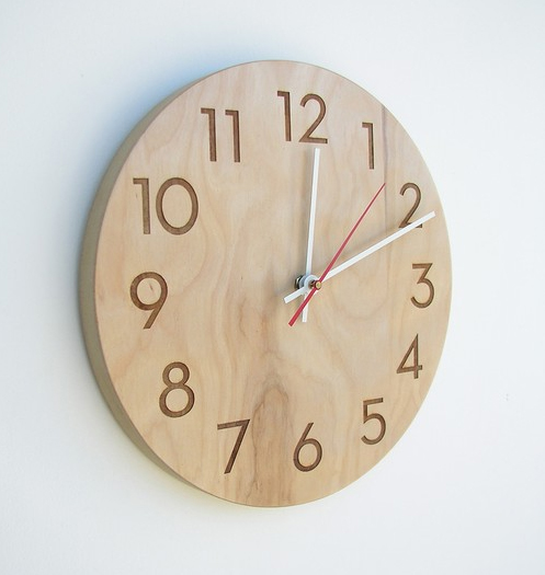 wall clock, wooden waal clock, handmade wall clock, design wall clock